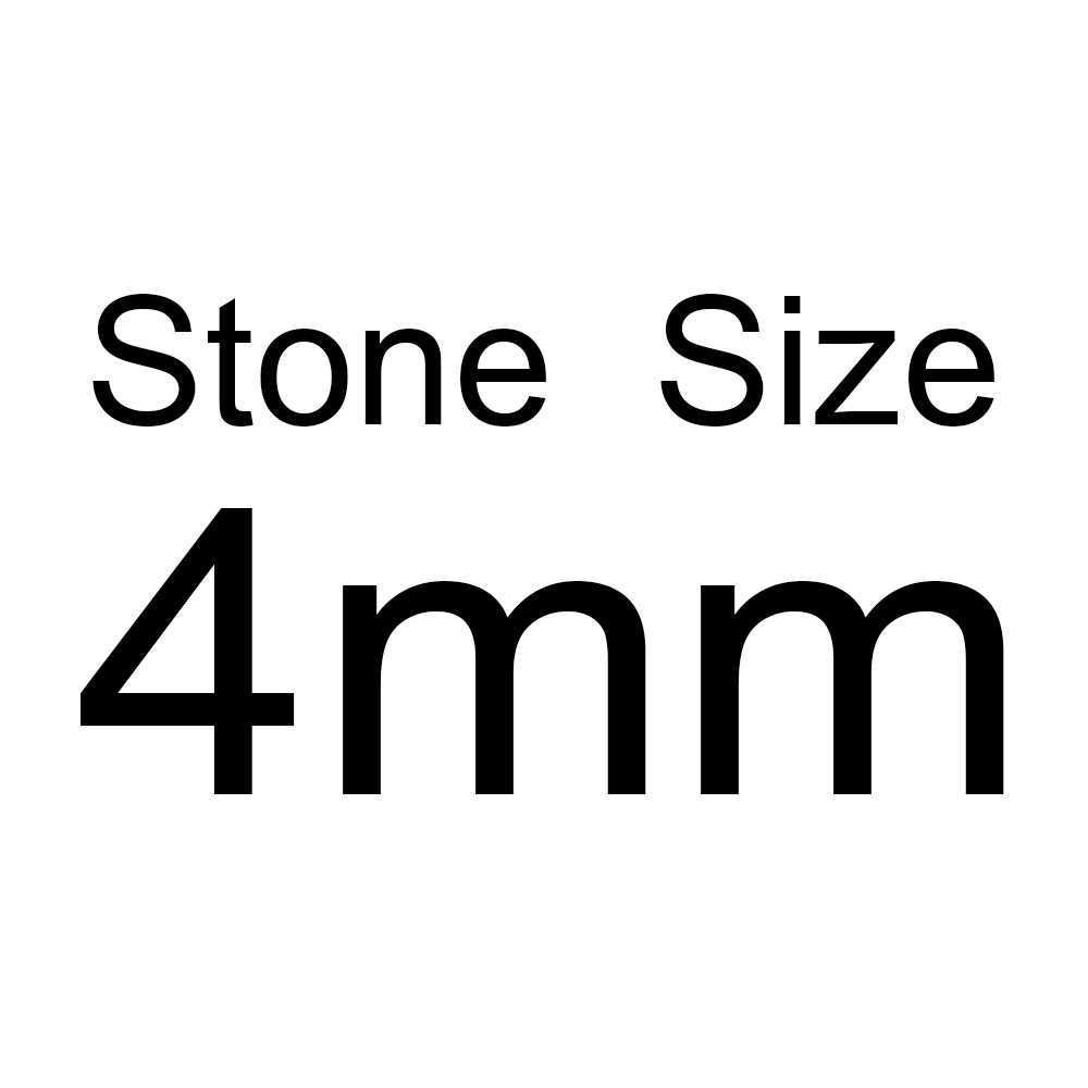 4mm (Moissanitstorlek) -16 cm