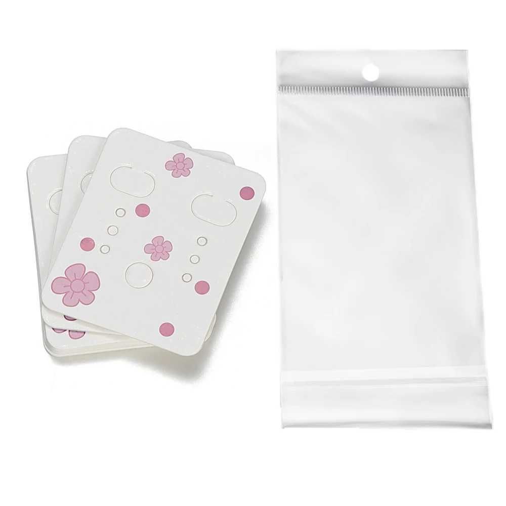 Cartes de fleur de 3,8x2,8 cm 01-50 et 50 sacs