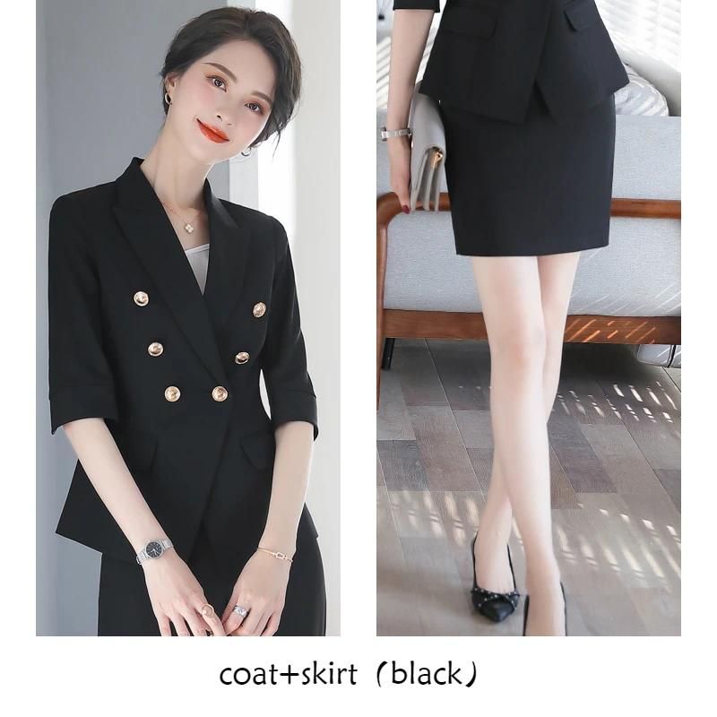 Black coat skirt