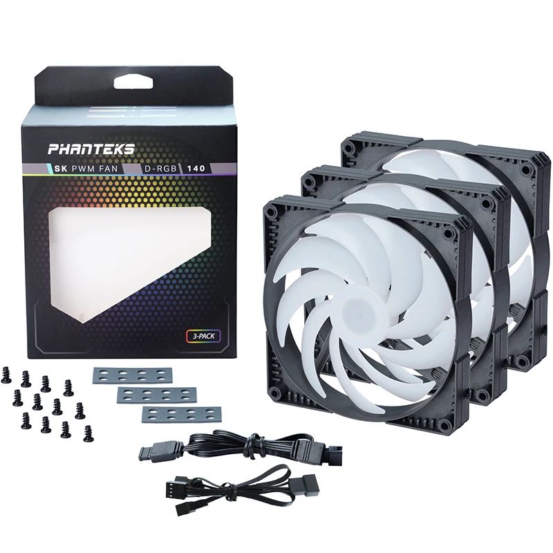 Couleur: ventilateur de 14 cm 3pcs