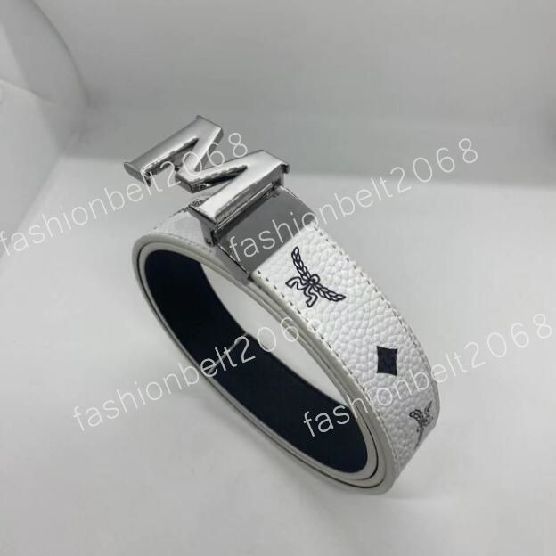 White+silver buckle