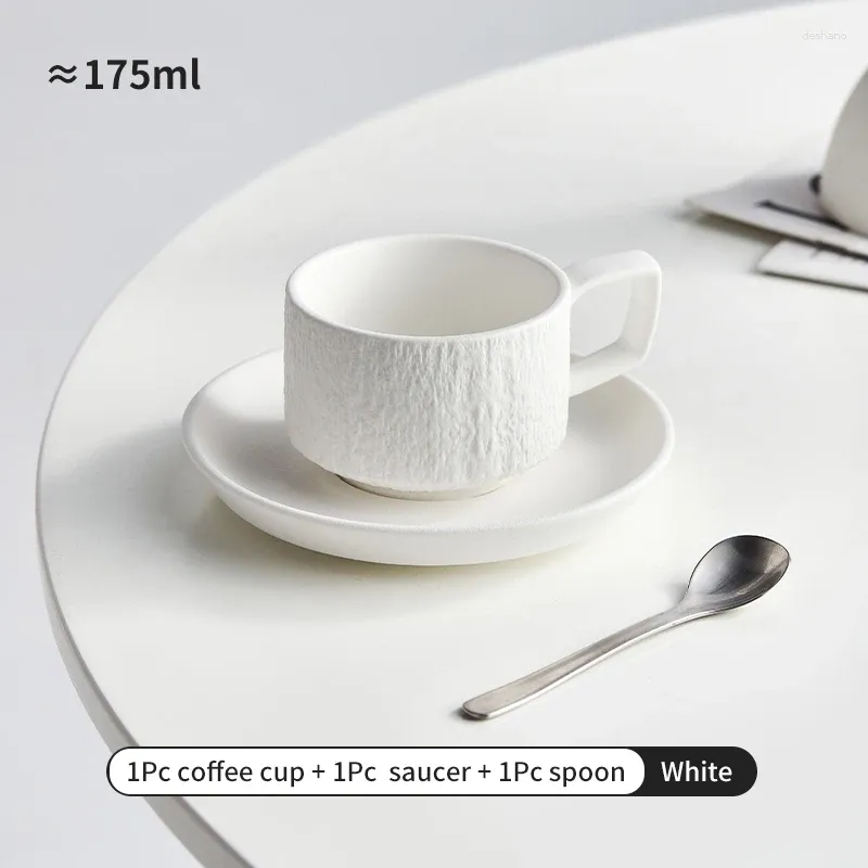 White cup spoon