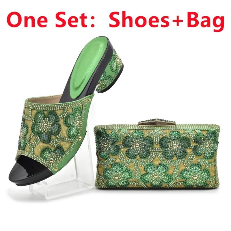 Green Shoes and Bag