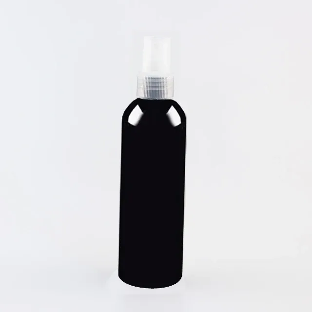 Bottiglia di plastica nera trasparente da 200 ml