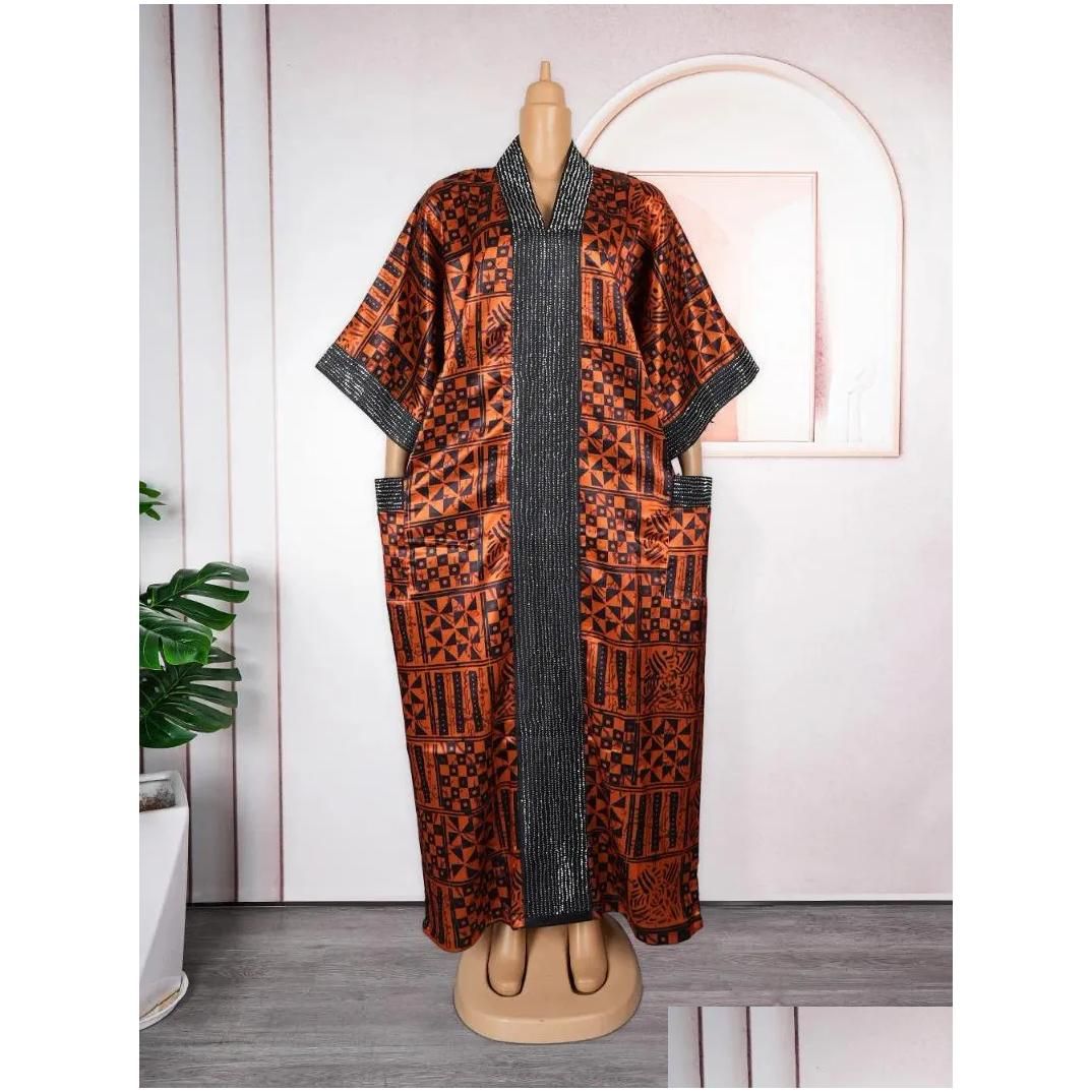 One Size Orange Abayas