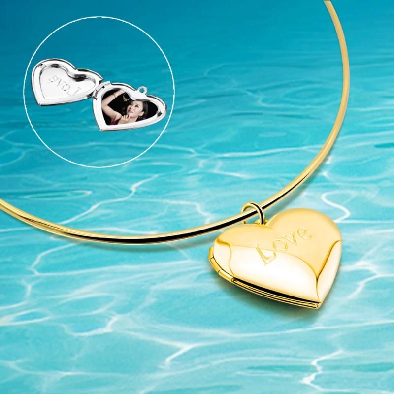 47 cm Gold Heart N2168