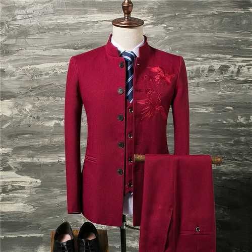 3 Pcs Set Wine Red_8