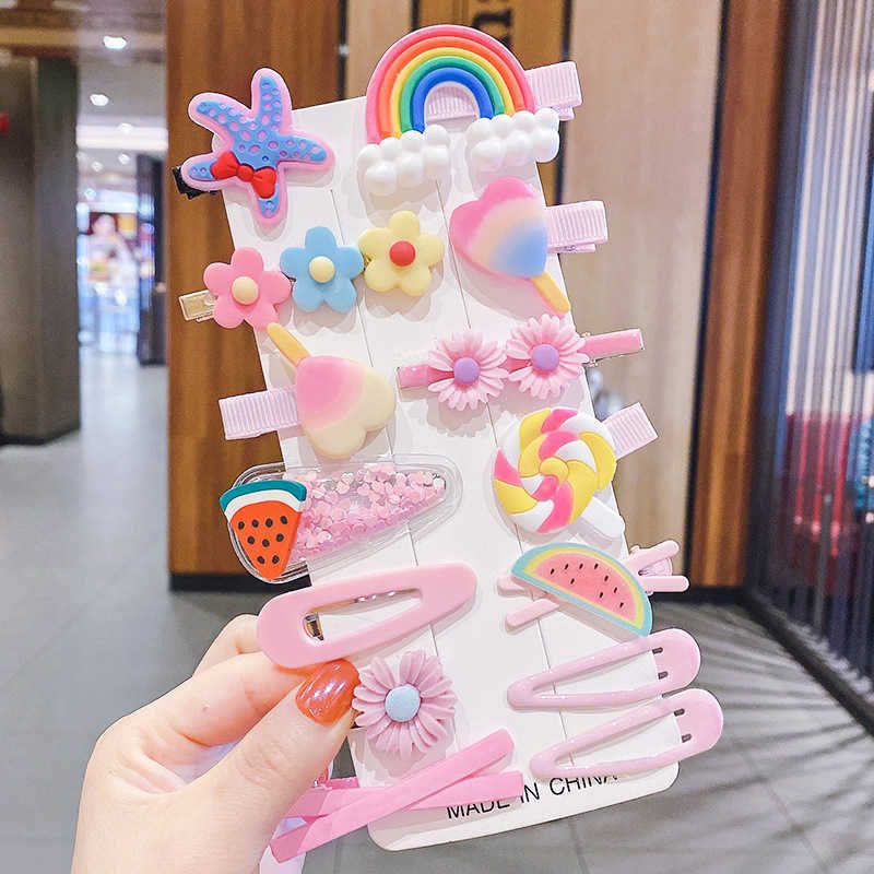 5 Pink Starfish + Rainbow 14 Piece Set