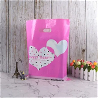 50pcs-40x50 cm Pink Lovely Heart