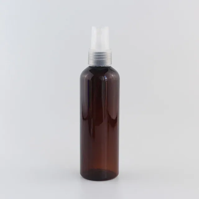 Bottiglia di plastica marrone trasparente da 200 ml