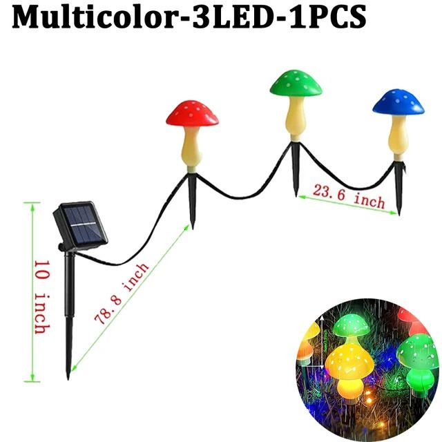 Çok renkli 3Led-1pcs