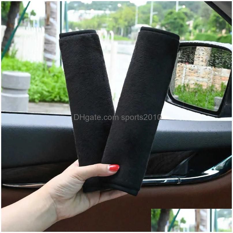 2Pcs Plush Black