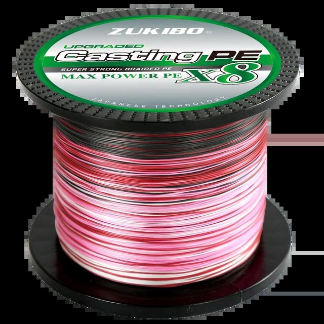 8 Strands-pink Camo-2000m-3.0-0.285mm