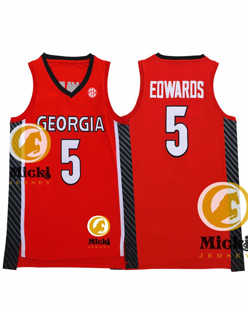 5 Anthony Edwards Georgia Red