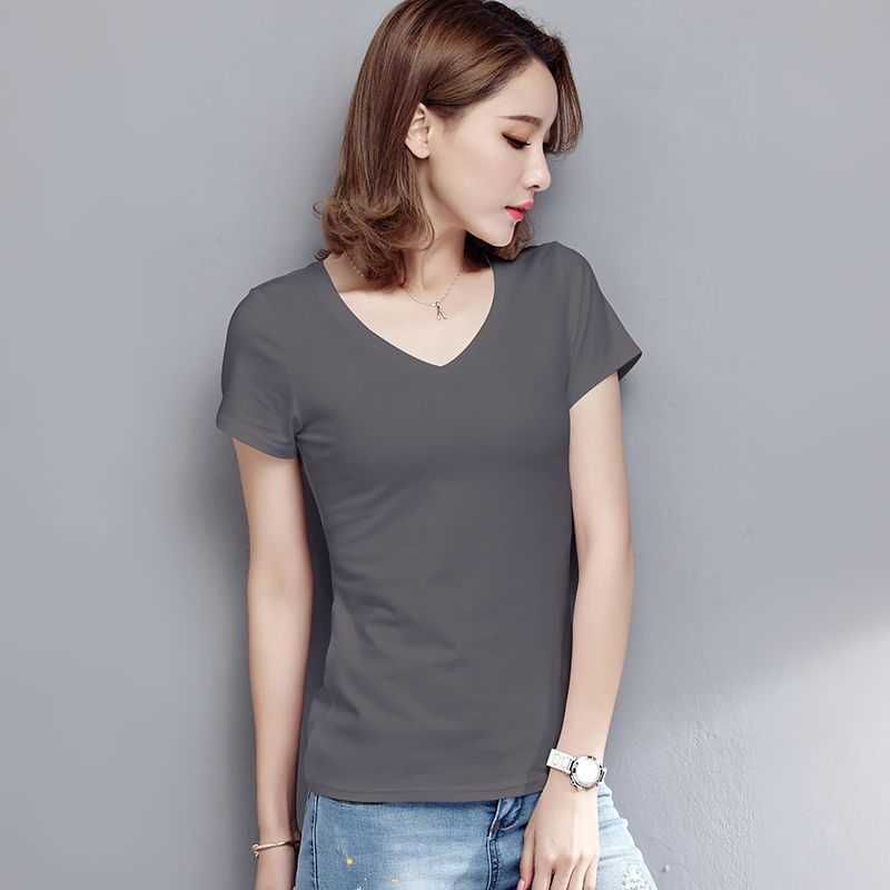 Smoke Grey Vneck