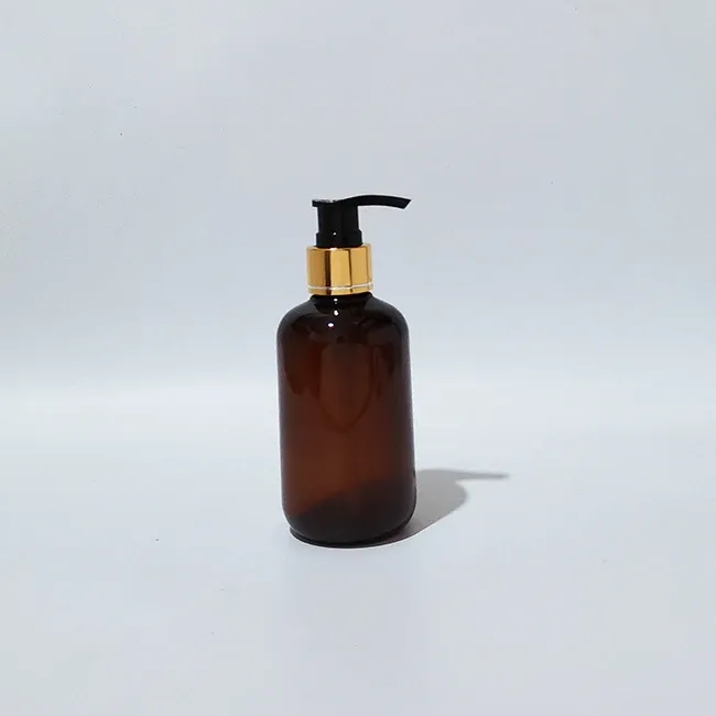 200 ml di plastica marrone oro nero