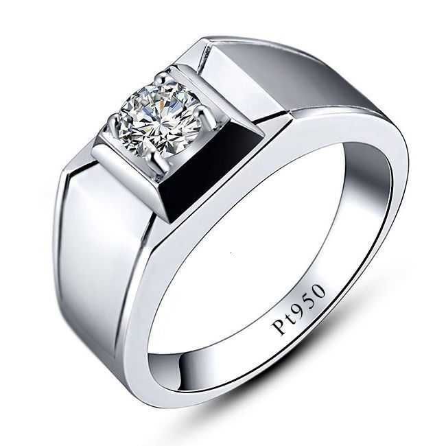 Diamond ad anello maschile per la vita 3 carati