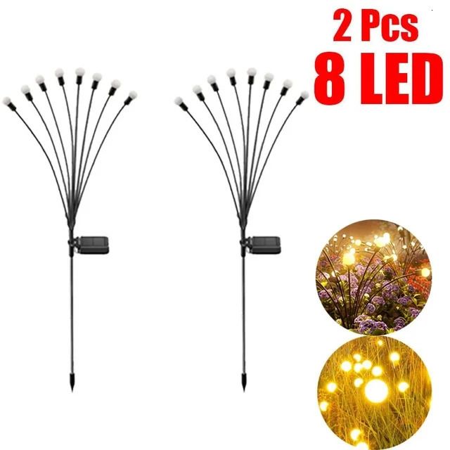 2pc Warm 8led