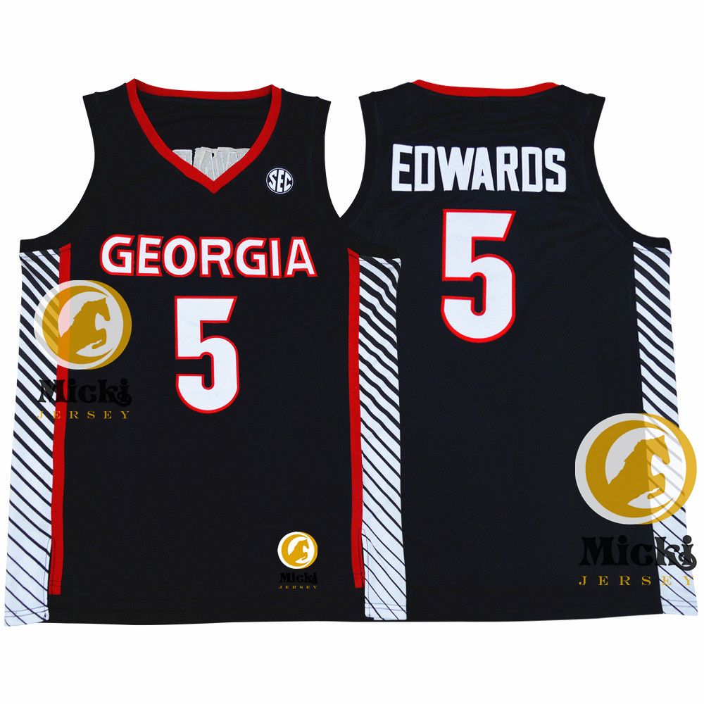 5 Anthony Edwards Georgia Black