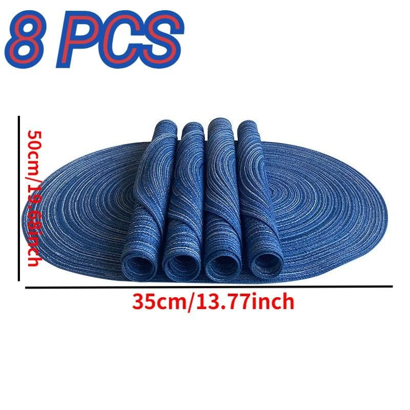 50 x 35 cm 8 PCs Blau