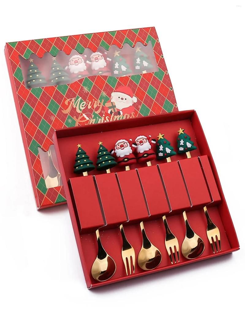 6pcs spoon  fork D