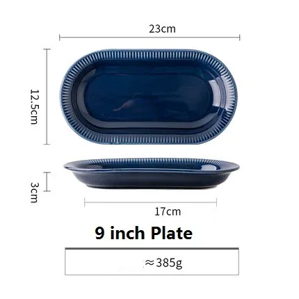 9 inch plate