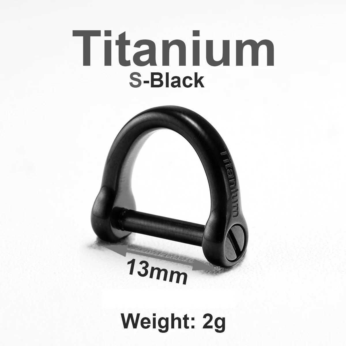 Ti 13 mm boucle noire