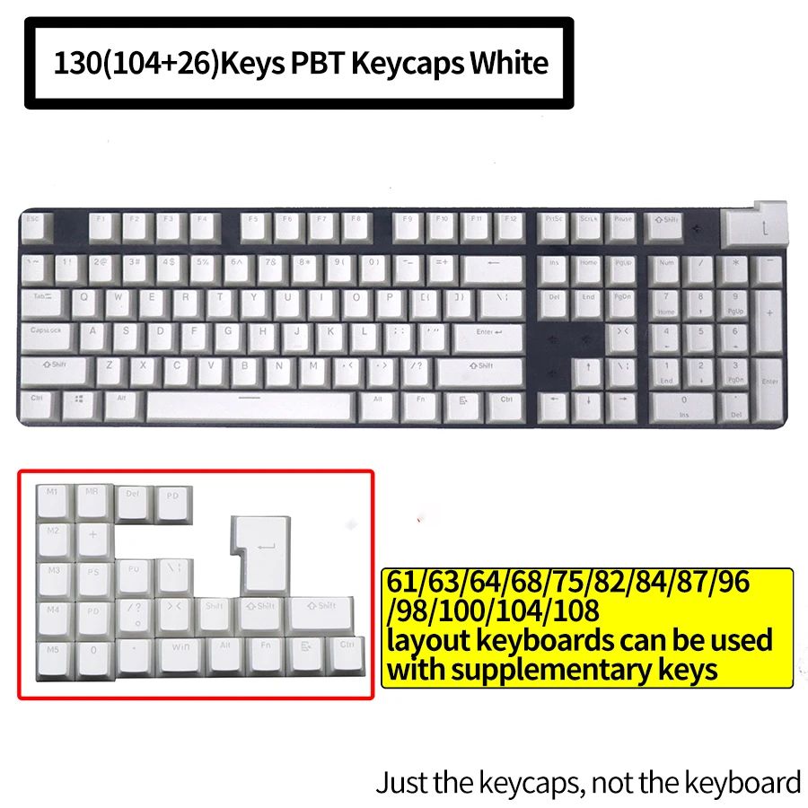 色：130Keys White