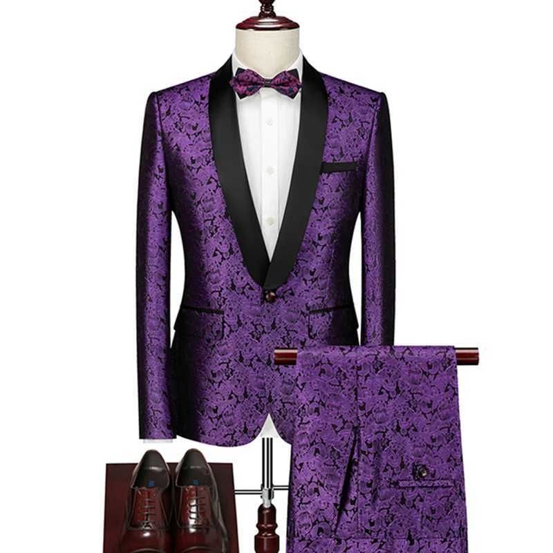 2 Pcs Set Purple