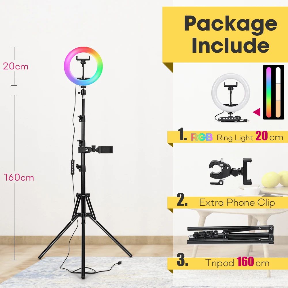 Kolor: 20cmrgb 160 cm stojak