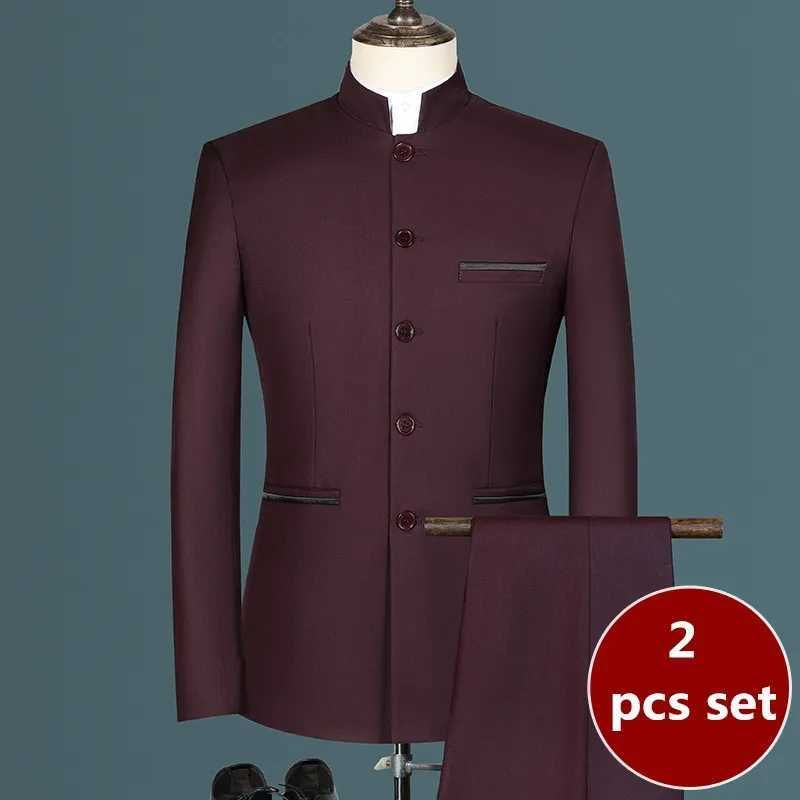 2 Pcs Set Wine Red