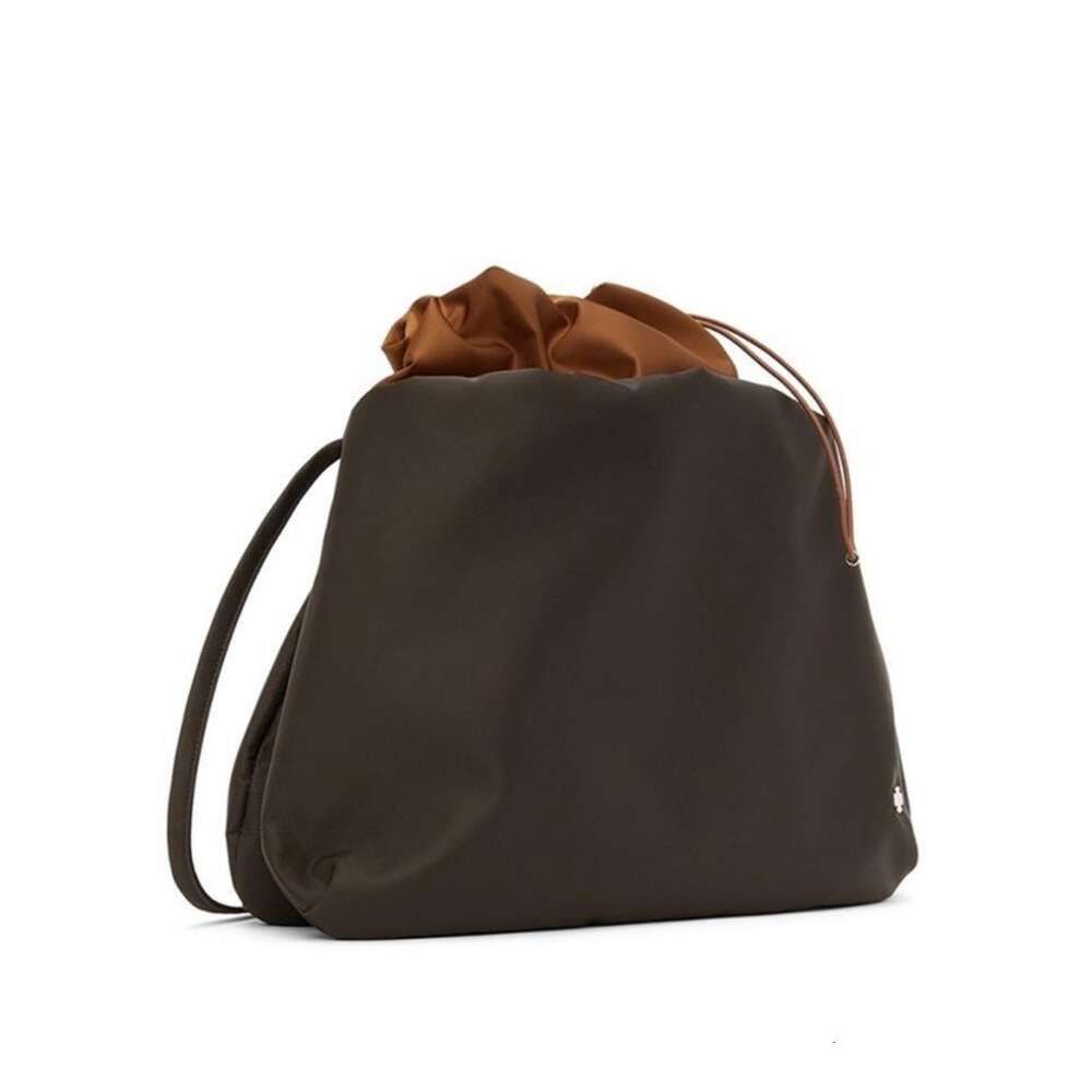 Coffee Colored Nylon Bag