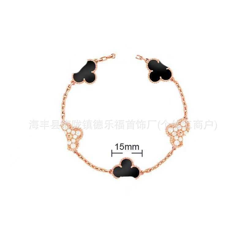 Rose Gold Black Agate Diamond