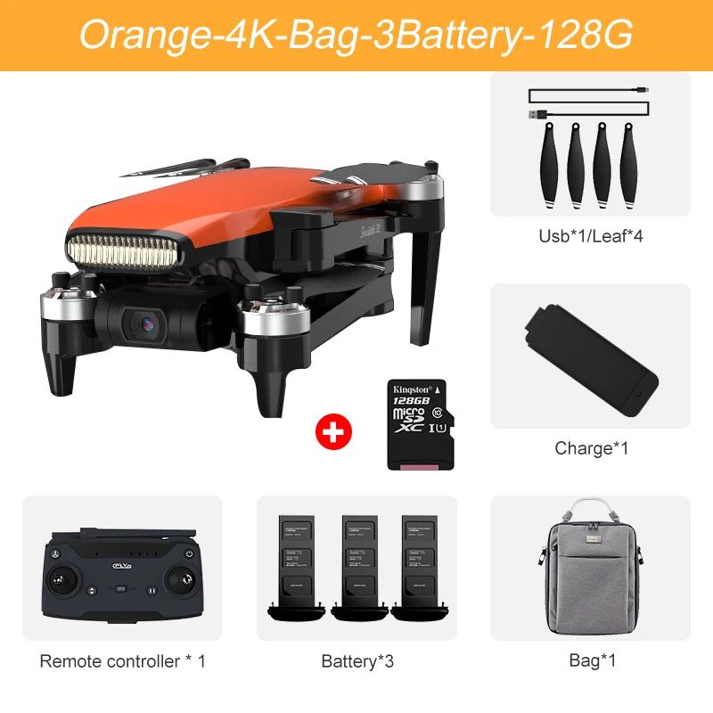 Cor: Orange 4K Bag3b 128g