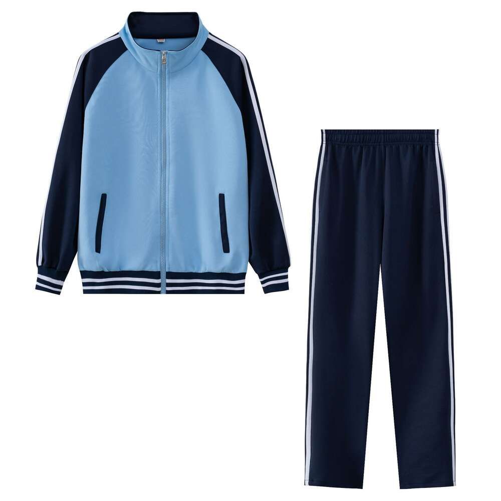 Light blue long sleeved set (coat+pants)