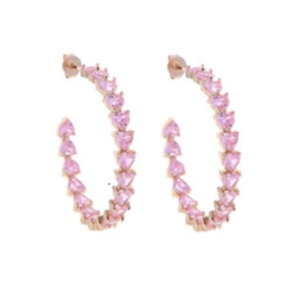 E1043-Rose roze-earring