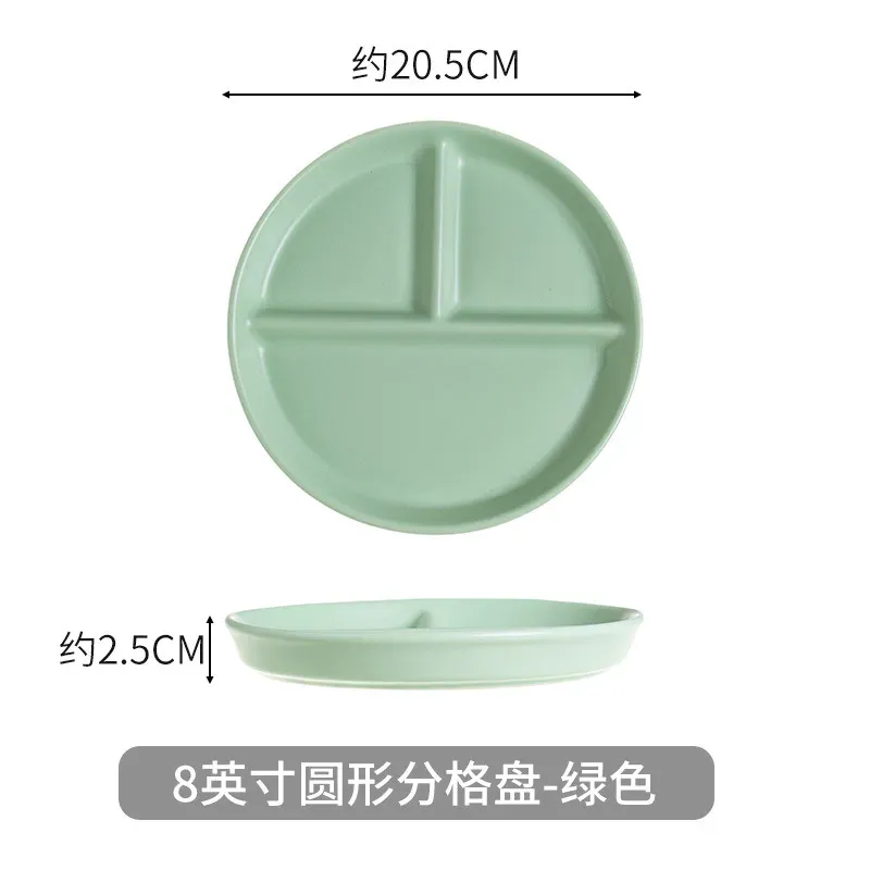 8-inch plate Green