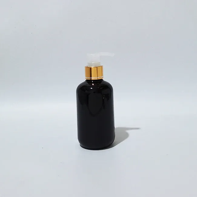 200 ml Kunststoff schwarz gold klar