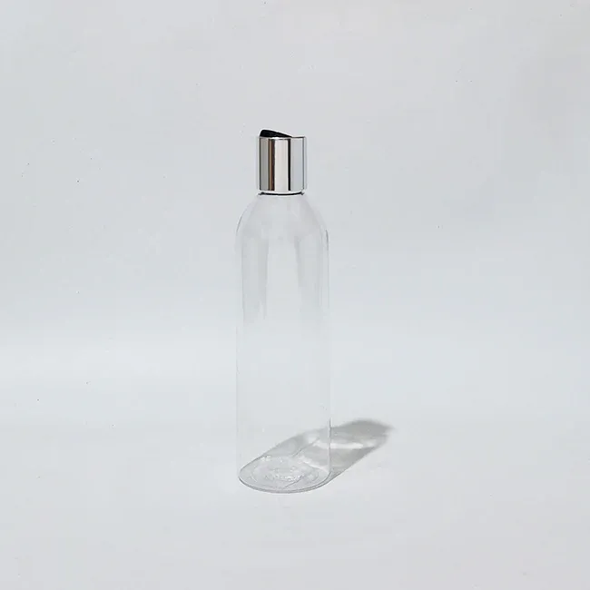 250 ml plastklart silver svart