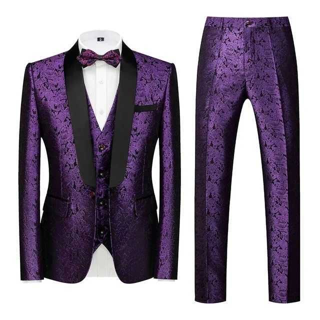 3 Pcs Set Purple