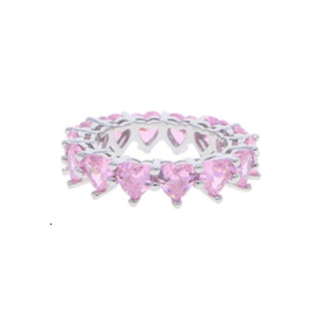 R590-Silver Pink-Ring 9#
