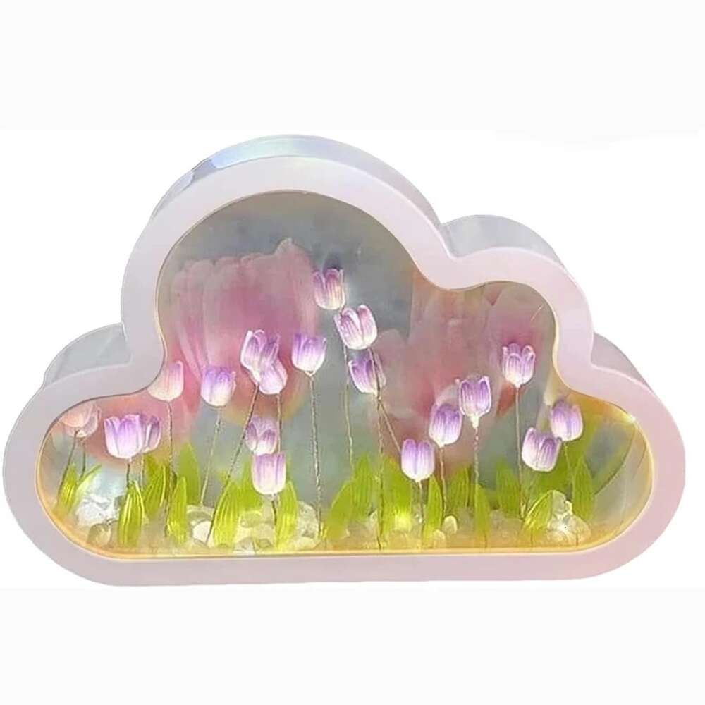 Clouds violets-20pcs Fleurs