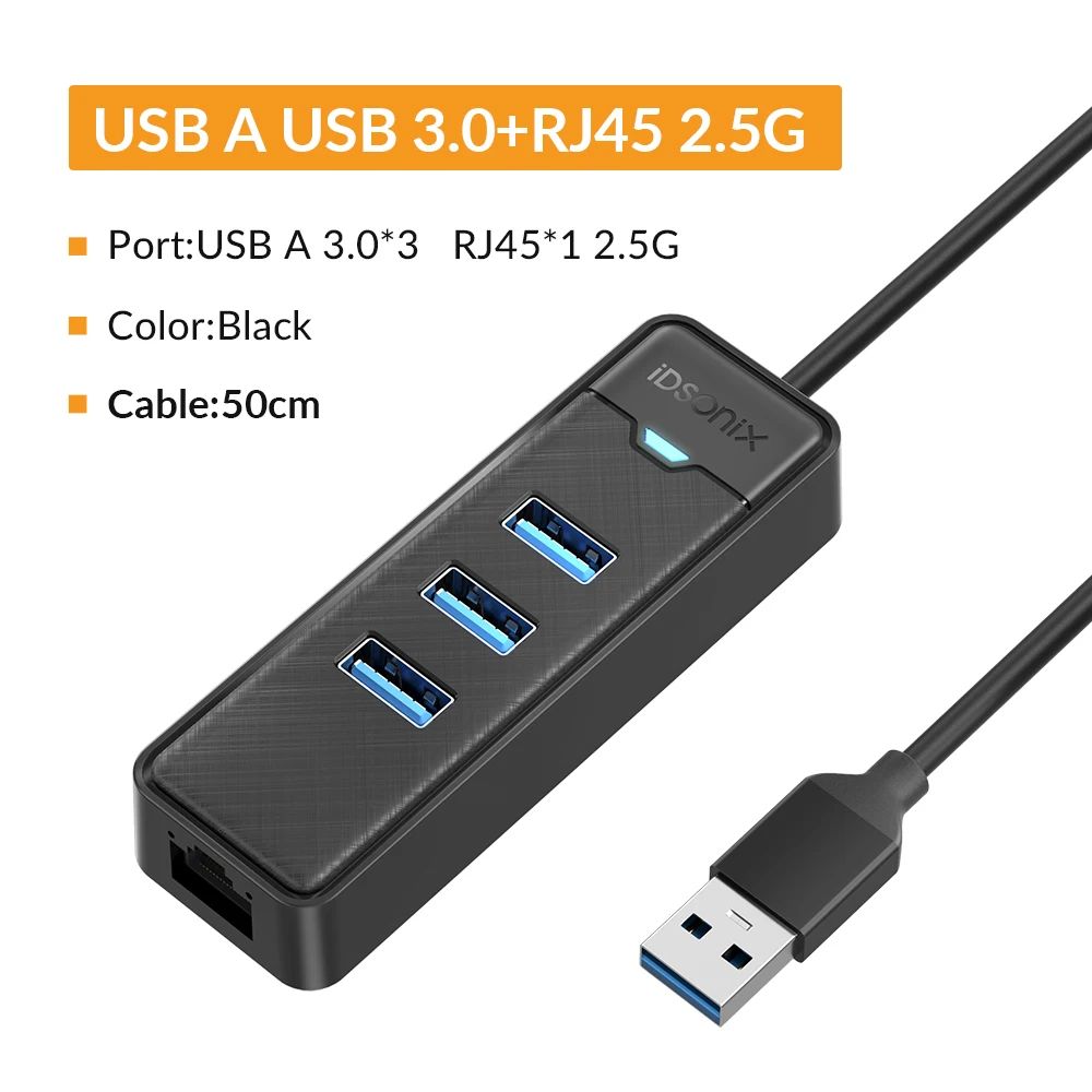 Farbe: USB A-50CM-BK