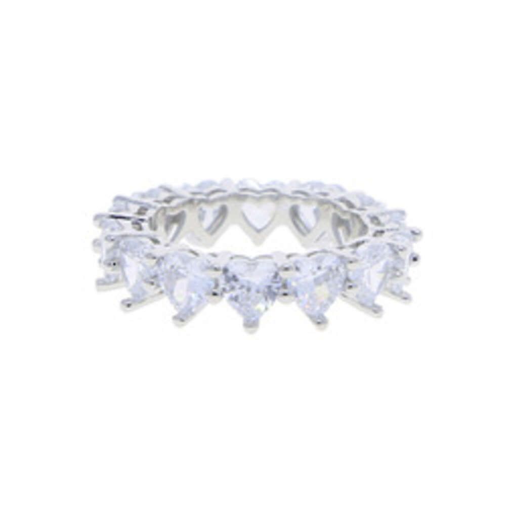 R590-Silver White-Ring 8#
