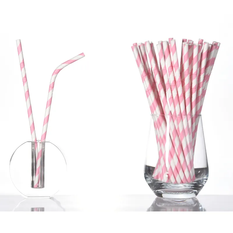 Pink straw