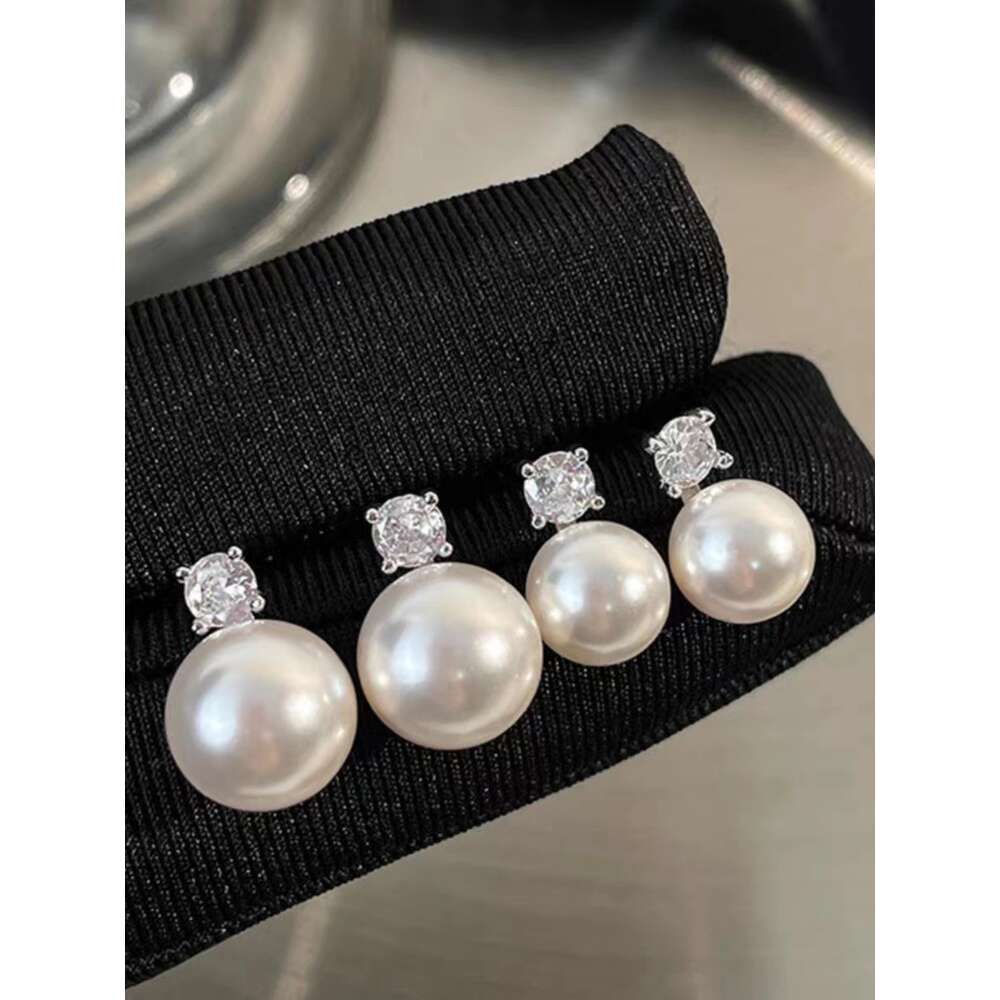 Princess Pearl White 12mm Earrings