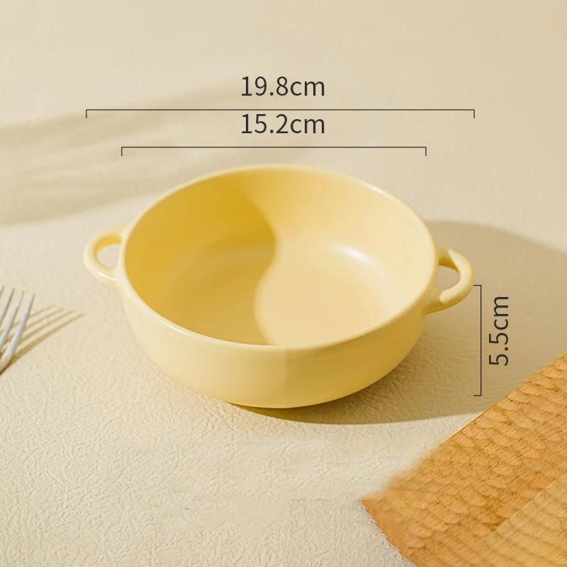 Round bowl yellow