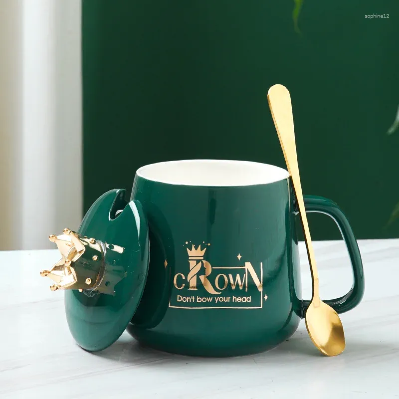 Cup lid spoon green