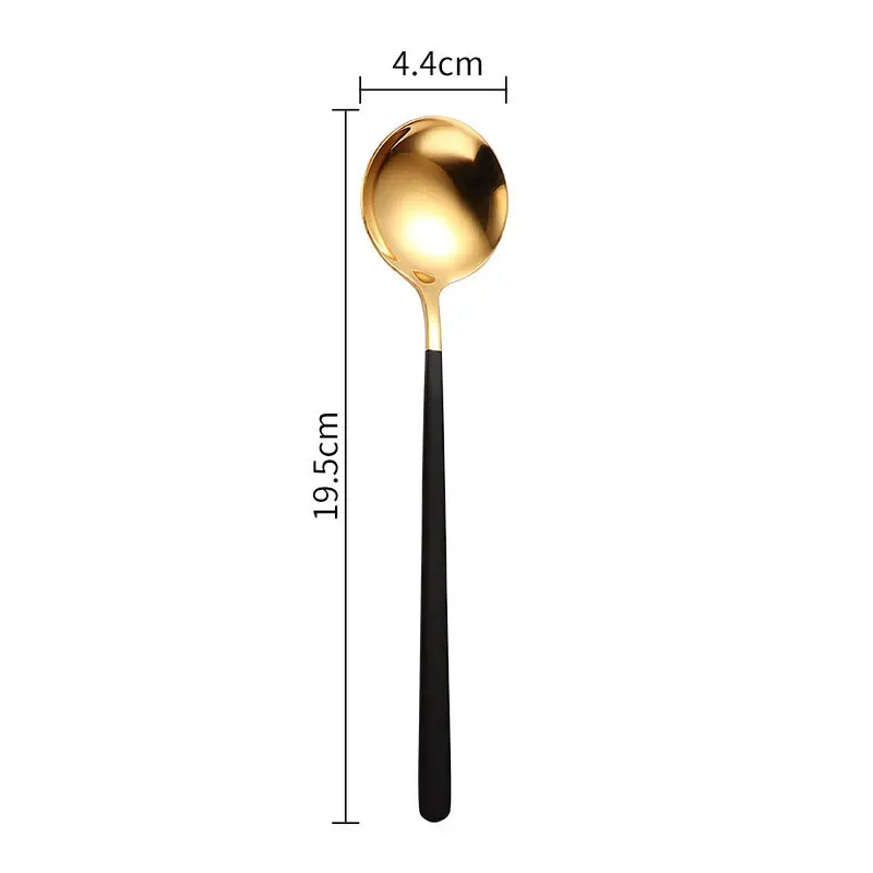 19.5x4.4cm BlackGold Round 3pcs