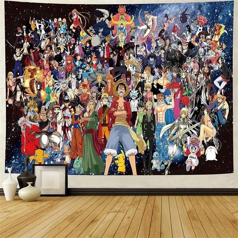 50x60 130x150cm Anime Tapestry 4